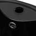 Moins Cher Vasque à trou de trop-plein/robinet céramique Noir pour salle de bain HDV04221 - 4