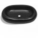 Moins Cher Vasque ovale céramique Noir pour salle de bain HDV04198 - 3