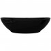Moins Cher Topdeal VDTD04199_FR Vasque ovale à trou trop-plein/robinet céramique pour salle de bain - 4