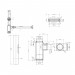 Moins Cher Siphon design pour lavabo - carré - 2
