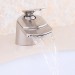 Prix Compétitif Robinet lavabo mitigeur moderne avec bec en cascade en chromé - 0