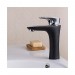 Prix Compétitif Robinet de lavabo style contemporain et simple noir et poignée à finition chromée - 4