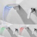 Prix Compétitif Robinet lavabo mural LED moderne en chromé poli - 1