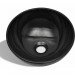 Moins Cher Bassin d'évier rond céramique Noir pour salle de bain HDV04207 - 2